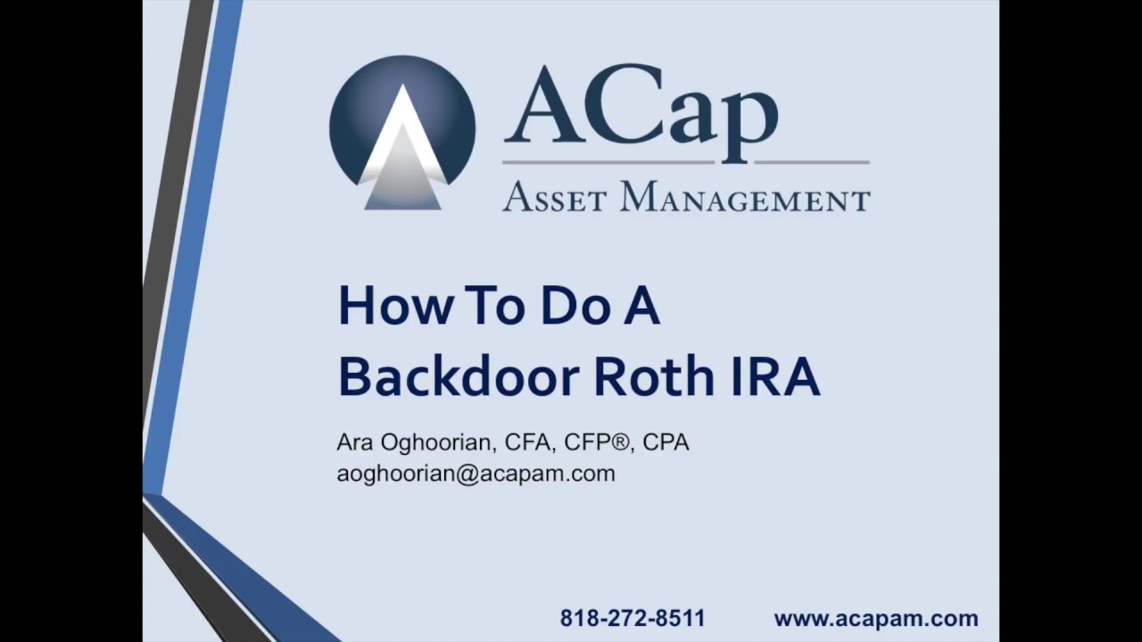 Backdoor Roth IRAs
