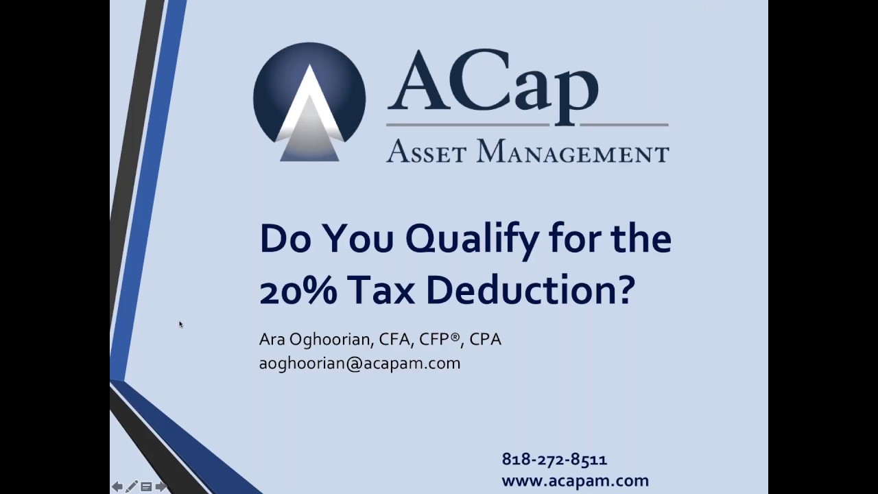 Do You Qualify for the 20% Tax Deduction?