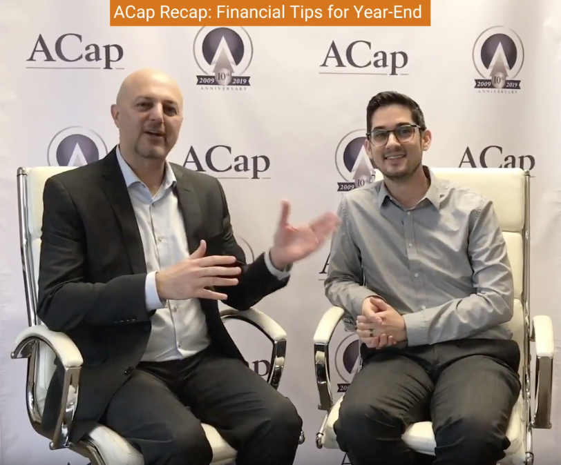 ACap ReCap: Financial Tips for Year-End