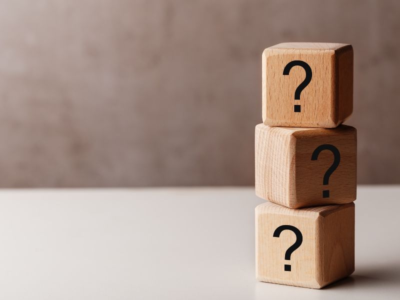 question marks
